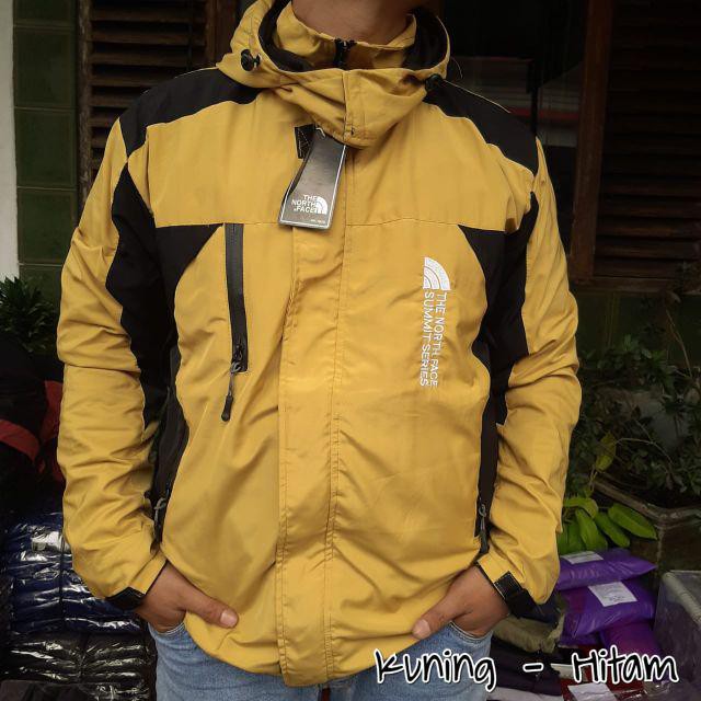 [BISA COD] Jaket Cowok Parasut Taslan Anti Air Saku Lengan Model Windrunner Windbreaker Waterproof