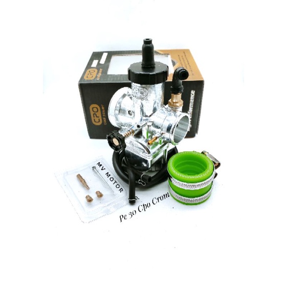 Karburator/Karbu Cpo Original Pe 24 28 30 P-Racing Black Free Pilot Jet Men Jet - Pe 24 28 30 NGO-3