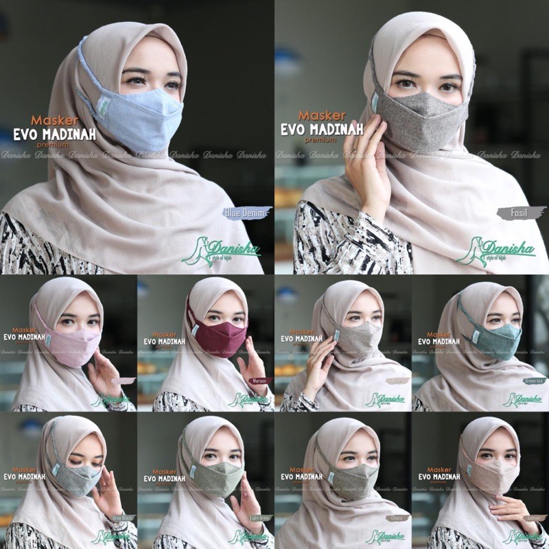 DANISHA MASKER EVO MADINAH 3D PREMIUM (1pcs)