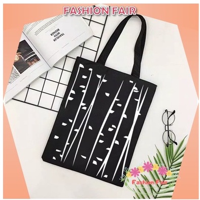 Fashion Fair - (B) TOTEBAG PAKAI PEREKAT Tote bag kpop murah wanita custom motif