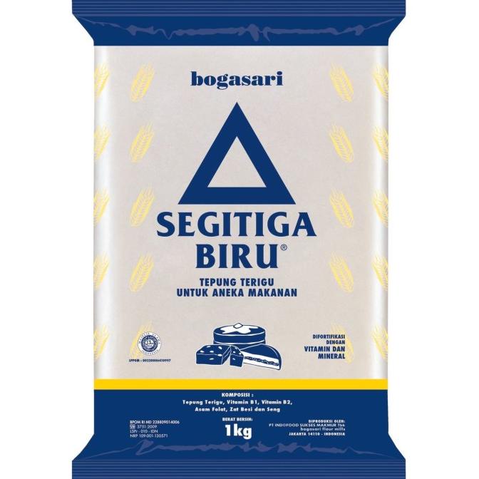 

Tepung Terigu Segitiga Biru 1 Kg, 1 dus