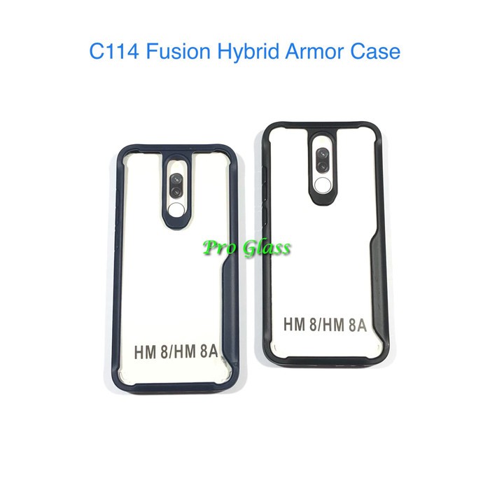 C114 Xiaomi Redmi 8A / Redmi Note 8 / Note 8 PRO Fusion Hybrid Premium Armor Case Silicone Acrylic