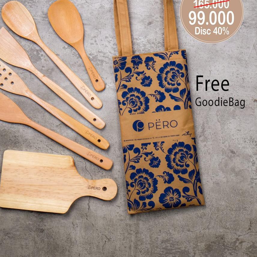 TE3✷ Pero Mahogany Sutil set of 6 Oke Price