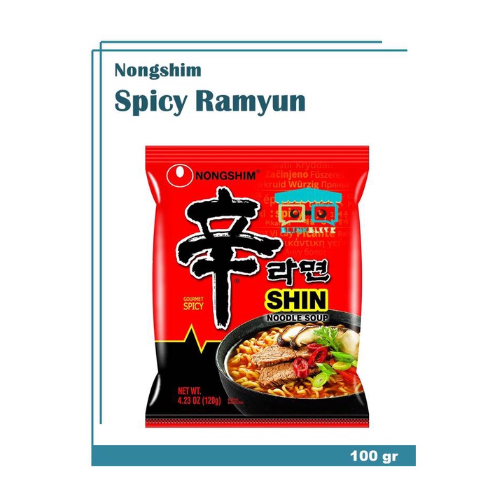 Nongshim Shin Ramyun Gourmet Spicy Mushroom 120 gr Mie Instan Ramen Korea