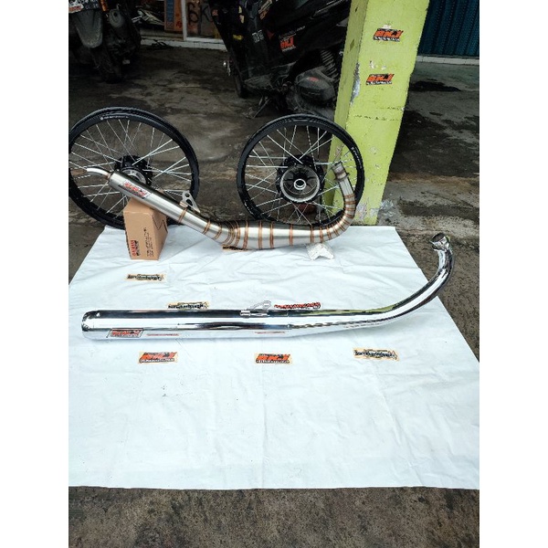 standar racing chrome bkj knalpot rxking bursakarbujogja