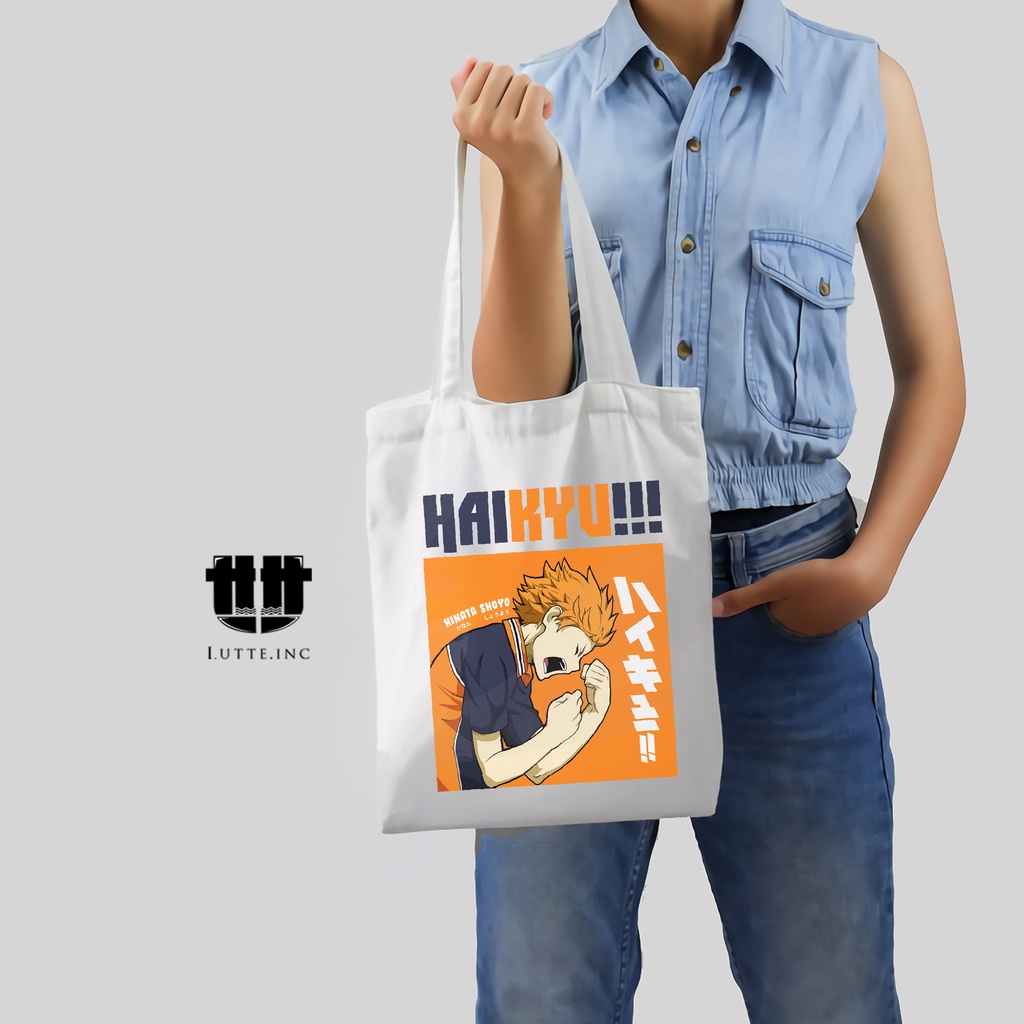 Haikyu Totebag Anime Tote bag Kanvas Premium