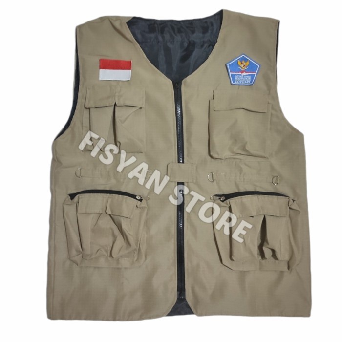 Rompi Satgas Covid-19 | Rompi PPKM | Rompi Kemendes Ripstop Oblong