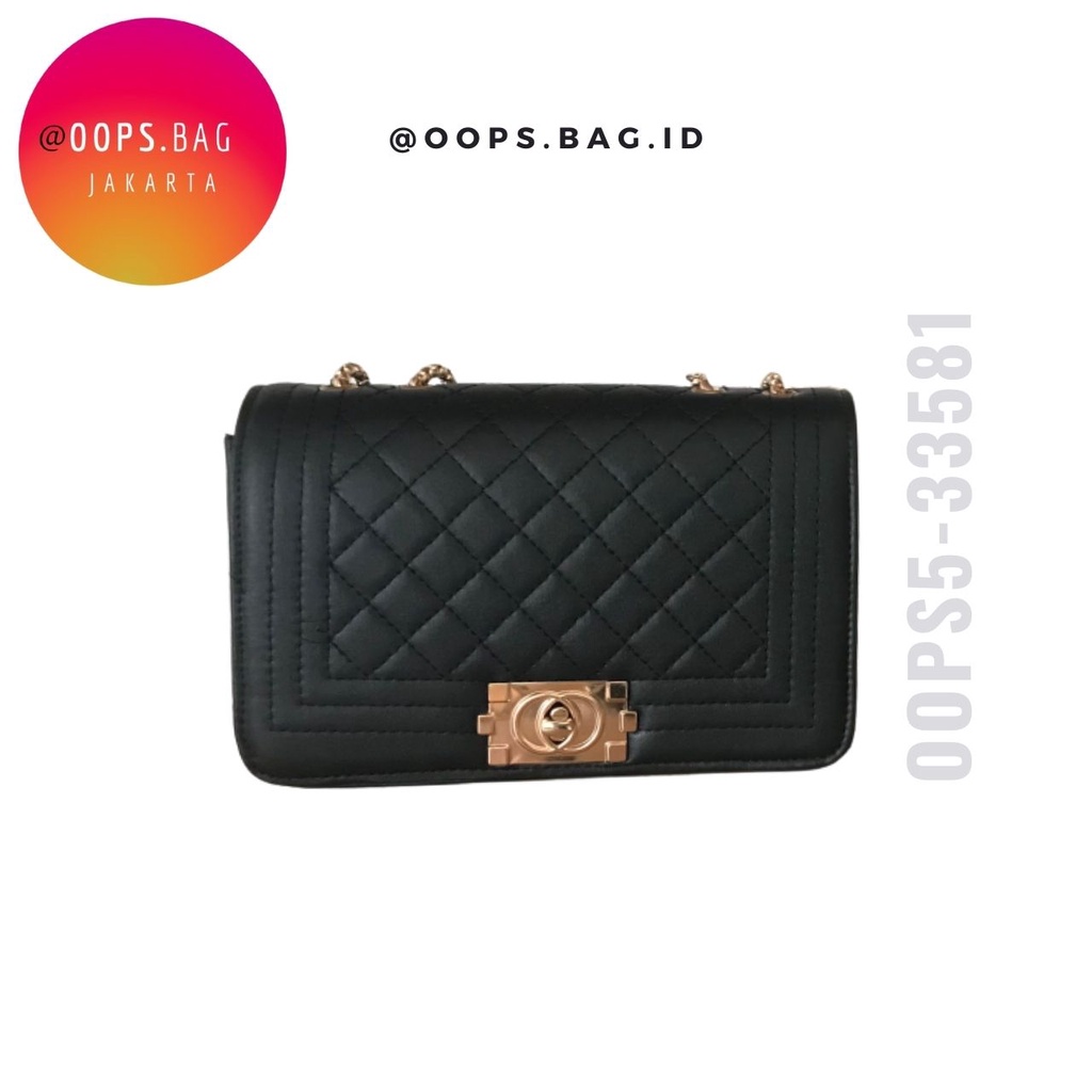 OOPS5-33581 CIRCE CHANNEL Sling Bag, kualitas premium