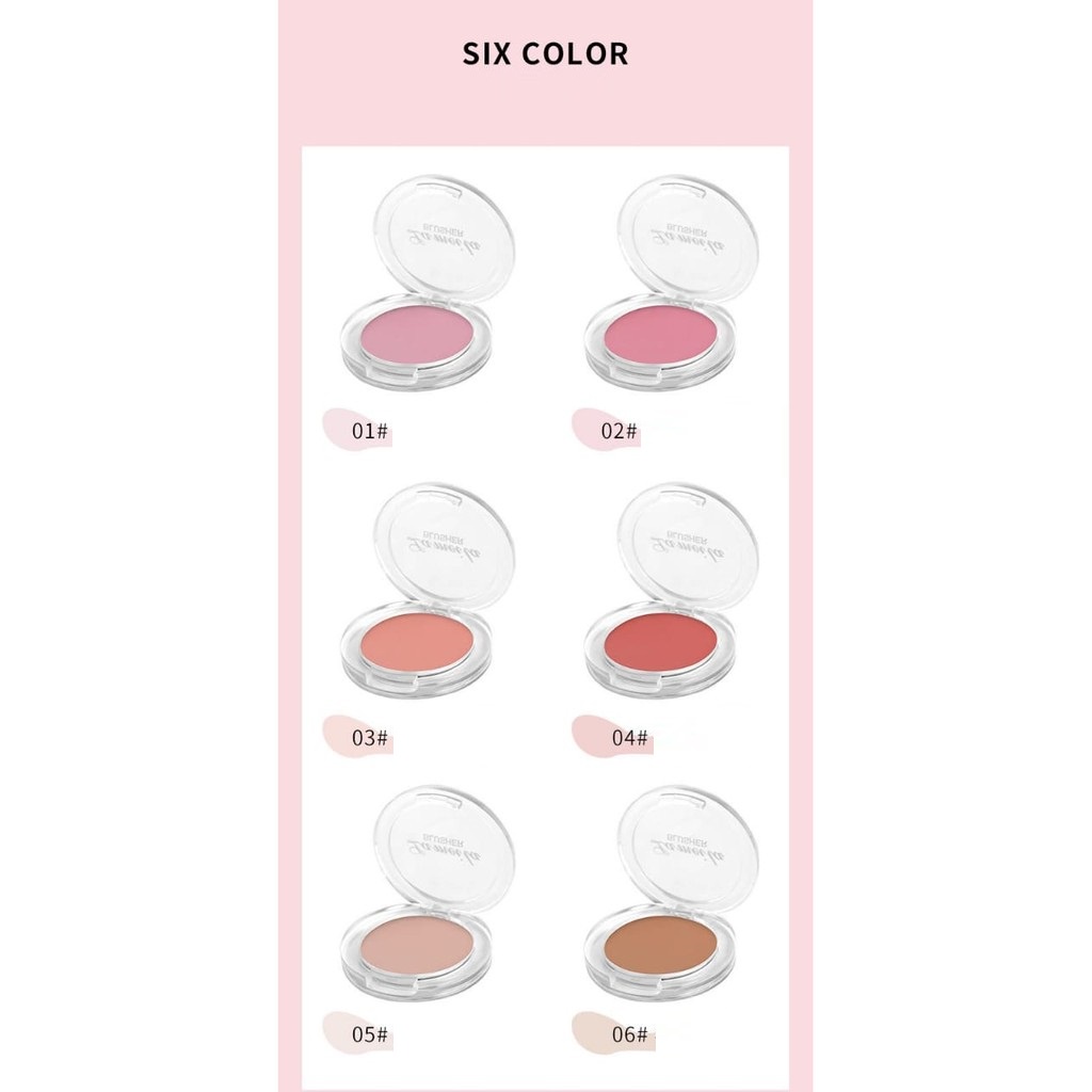 La#Blush On Palette Matte Anti Air dan Tahan Lama #3040