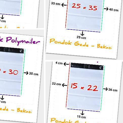 

☝ Polymailer Import / Plastik Polymailer 20 x 30 ♥