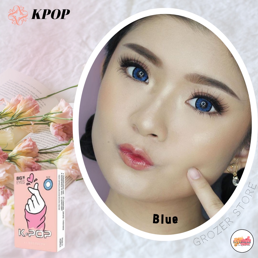 SOFTLENS X2 KPOP | K-POP MINUS ( - 3.00 sd - 6.00 ) DIA. 16.00 mm | BEST SELLER | BLACK | BLUE | BROWN | GREY | BIG EYES