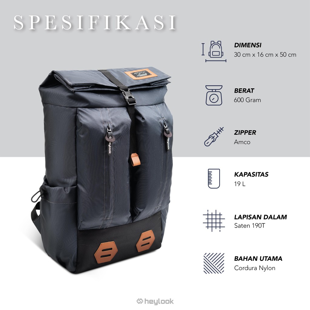 [BISA COD] Ransel Outdoor Original Tas Punggung Pria Wanita Kuliah Kerja