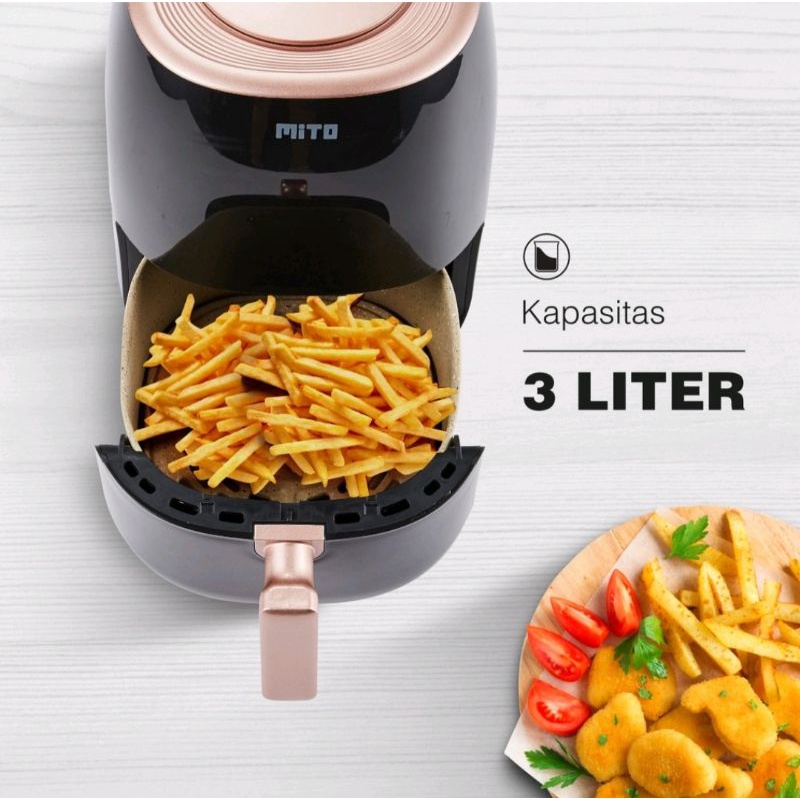 MITO AIR FRYER MITO DIGIFRY GO AF2/PENGGORENG TANPA MINYAK FREE BUBBLEWRAP