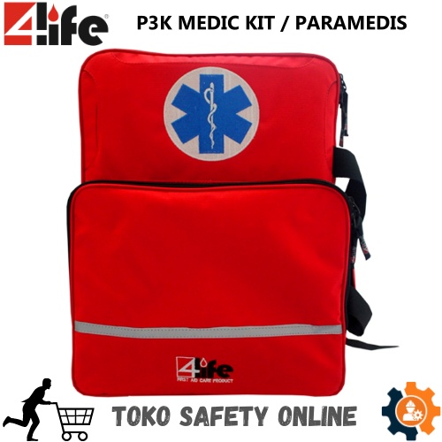 4Life First Aid Kit / 4Life Medic Kit / Tas P3K Medis Lengkap Dengan Isi First Aid Kit / Tas Medis D