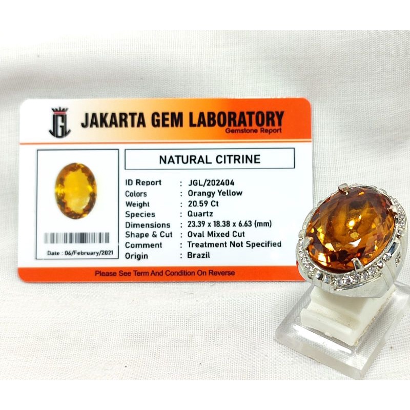 ASLI NATURAL BATU YELLOW CITRINE LEBGKAP DENGAN SERTIFIKAT