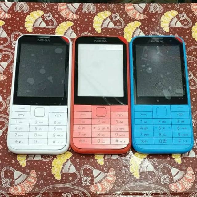 Casing Nokia 225 / RM-1011 / RM1011 / NOKIA ASHA 225 FULLSET dan DEPAN BELAKANG Mantap murah meriah