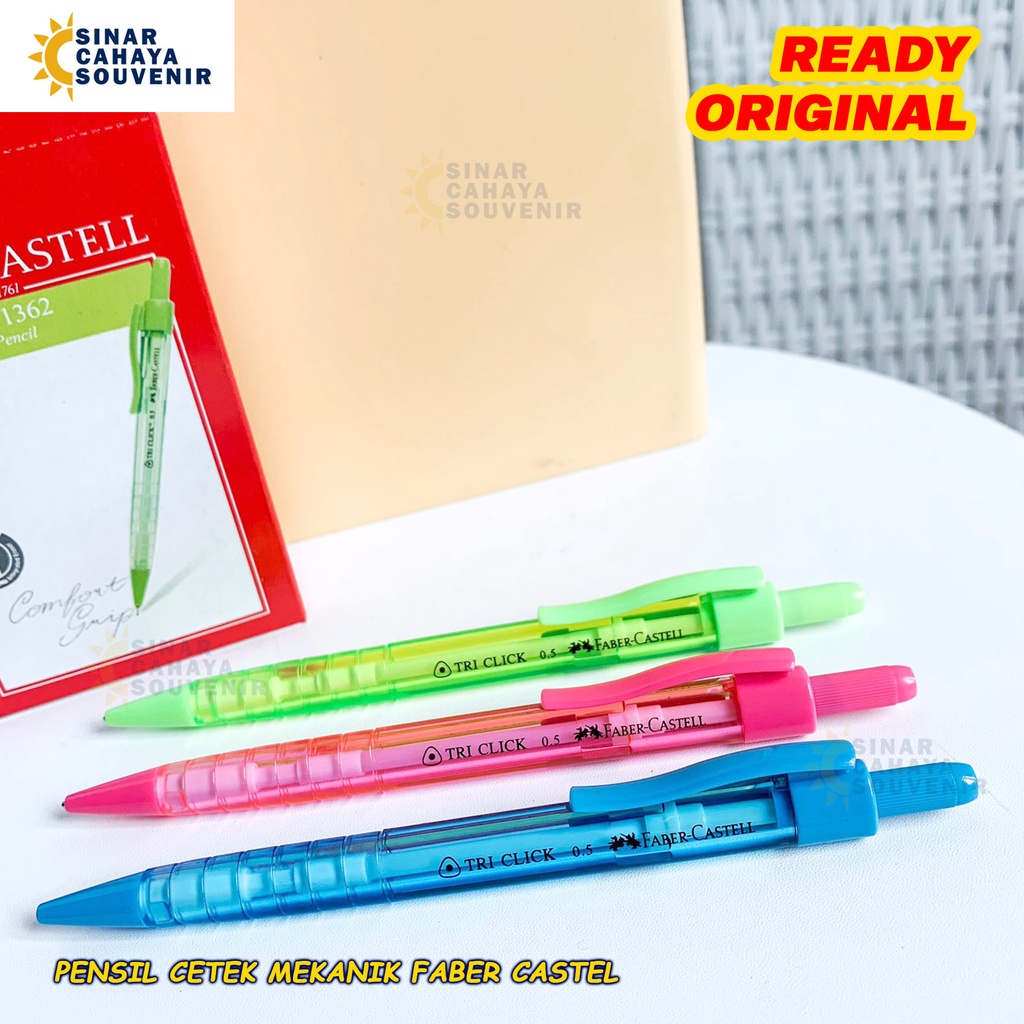 

Pensil Cetek Mekanik Faber Castel | Pencil ATK Sekolah Stationery Murah Unik Souvenir Lucu Murah Meriah