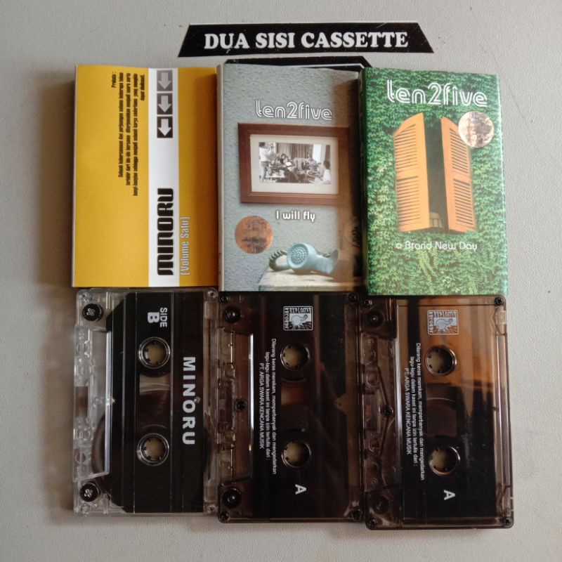 paket kaset ten 2 five - ten2five - i will fly - a brand new day - minoru - volume satu