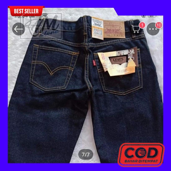 【Populer】 Celana Jeans Bukan Lea Reguler Fit Jins Pria Kekinian Clana Jens Murah Jean Orginal Best S