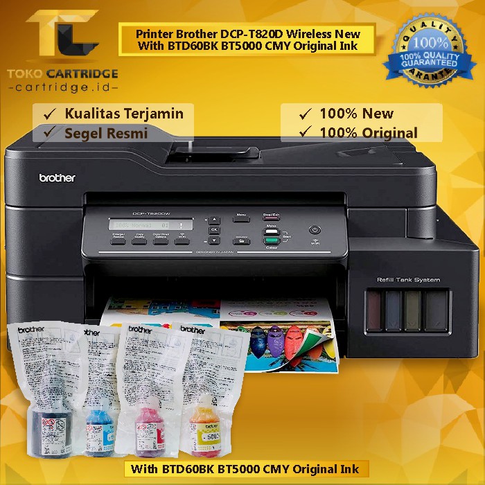 Printer Brothr DCP-T820DW DCP T820dw Wireless Inkjet All-In-One Print Scan Copy WiFi &amp; ADF New