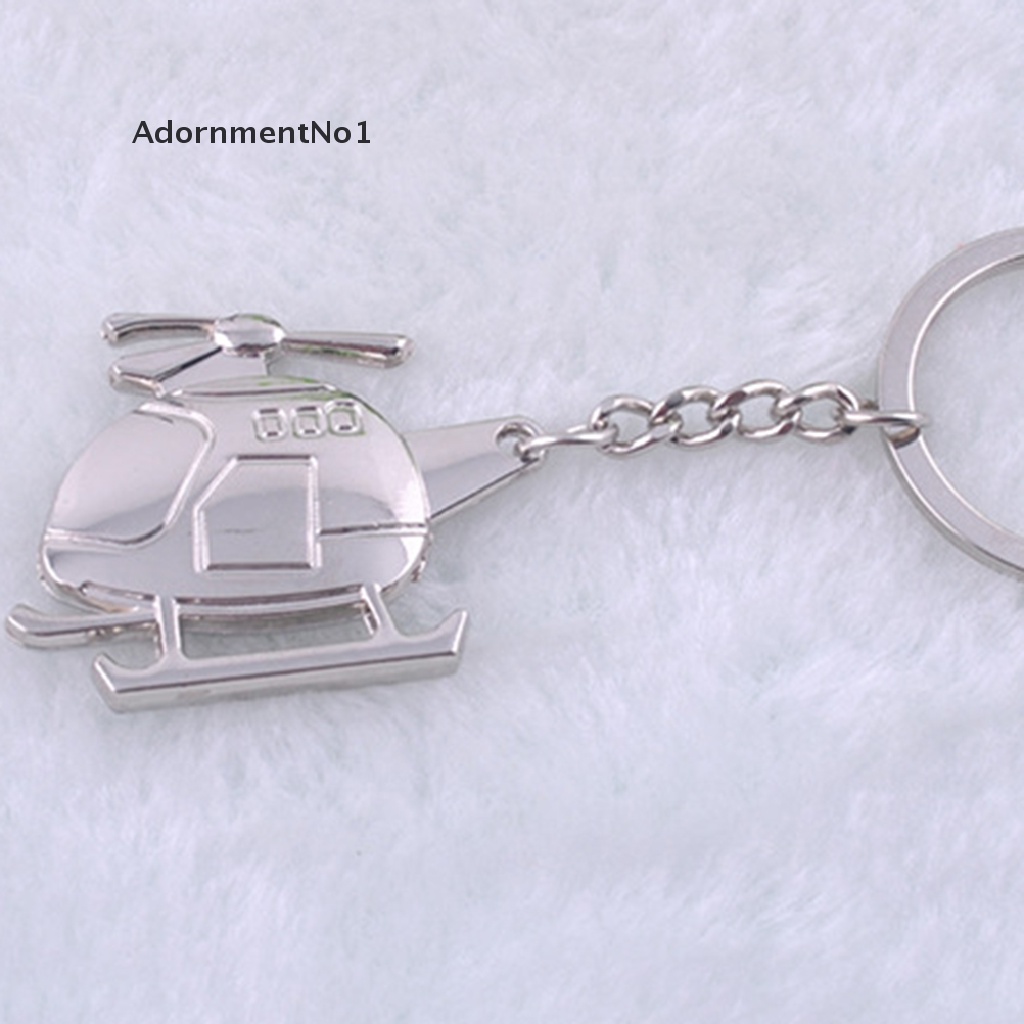 (AdornmentNo1) Gantungan Kunci Bentuk Helikopter Bahan Metal Untuk Hadiah