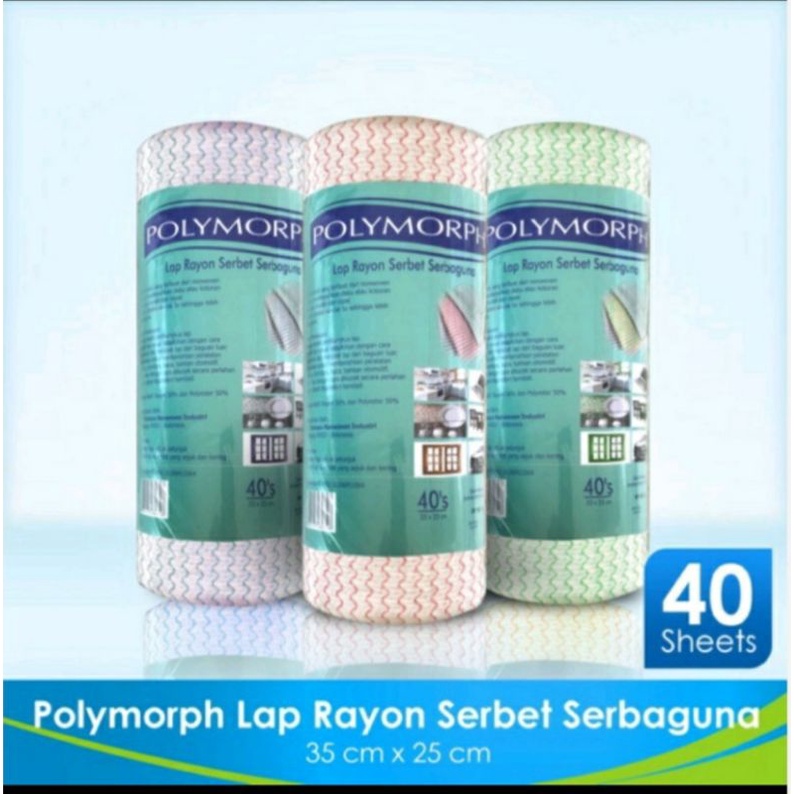 Lap Serbaguna 40'S Rayon Lap Serba Guna Bisa Di cuci Dipakai Kembali Kain Lap Tisu