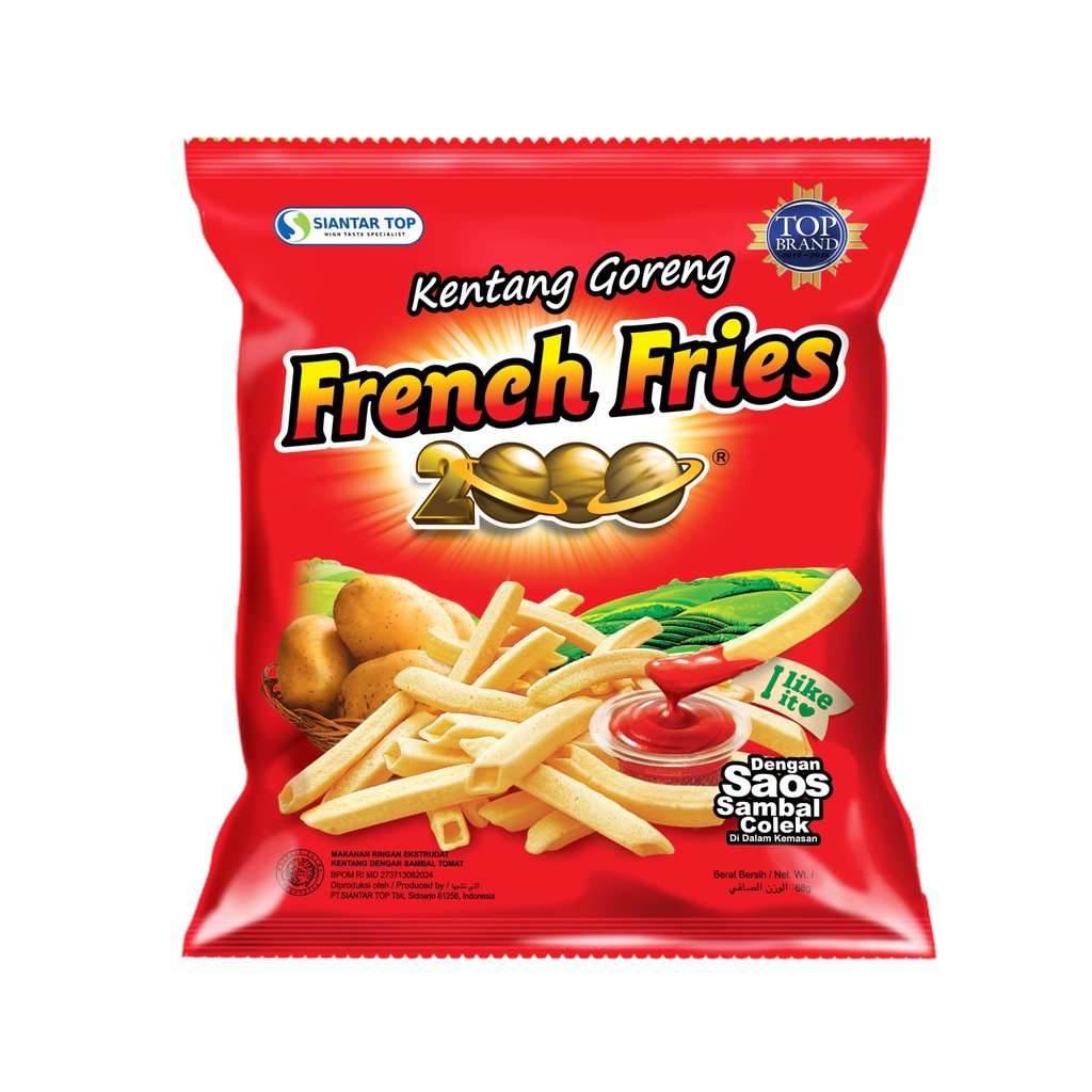 Siantar Top French Fries 2000 Snack 60gr