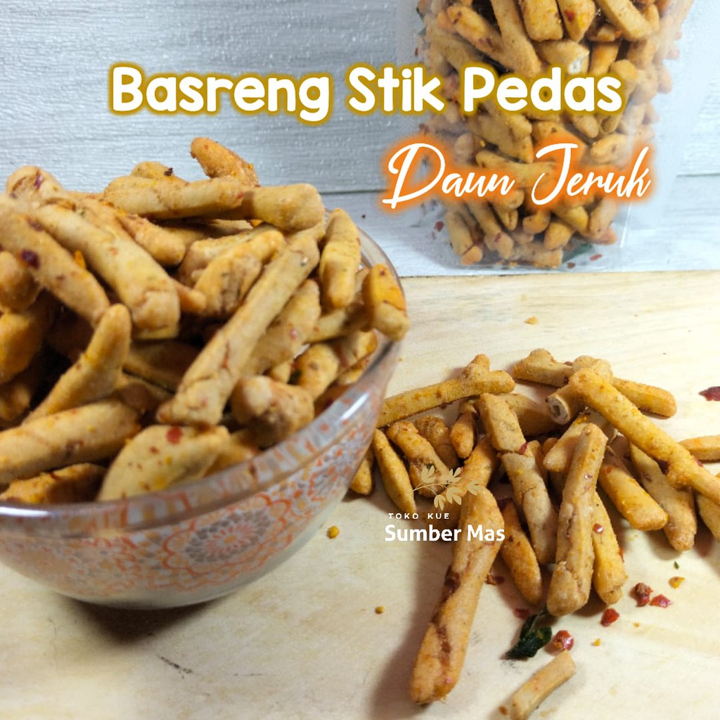 BAKSO GORENG / BASRENG 1 kg / BASRENG STIK PEDAS / basreng daun jeruk / basreng kiloan