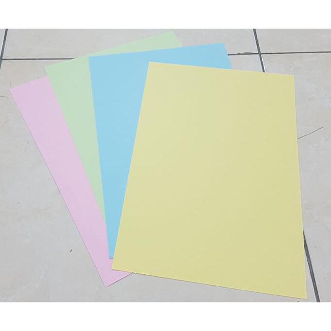 kertas warna hvs warna A4 70gsm 20lbr kertas print fotocopy