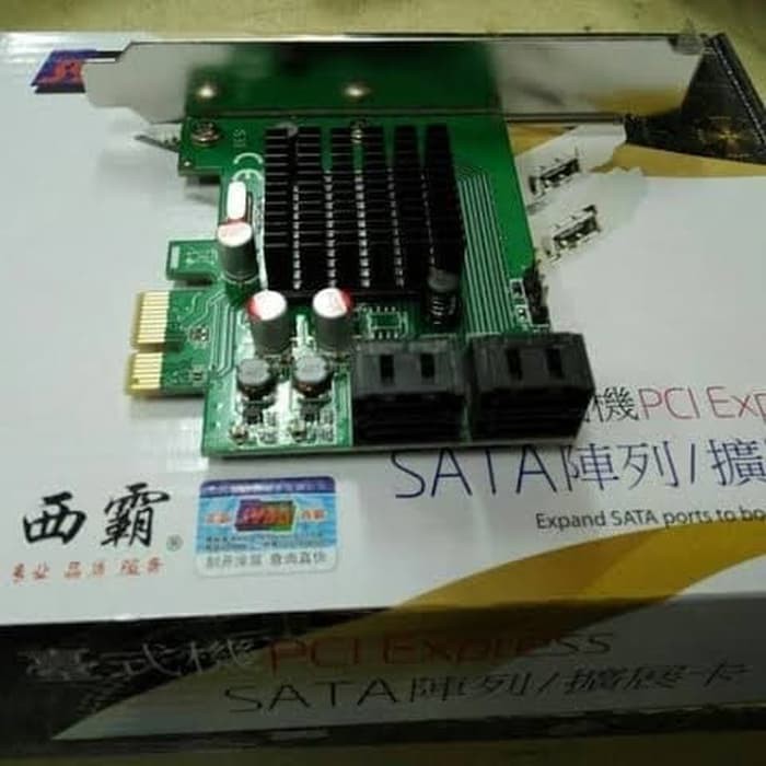 BAFO PCIE to SATA III Card PCI-E Adapter PCI Express to SATA3.0 Expansion Card 2Port 4Port 6G SSD