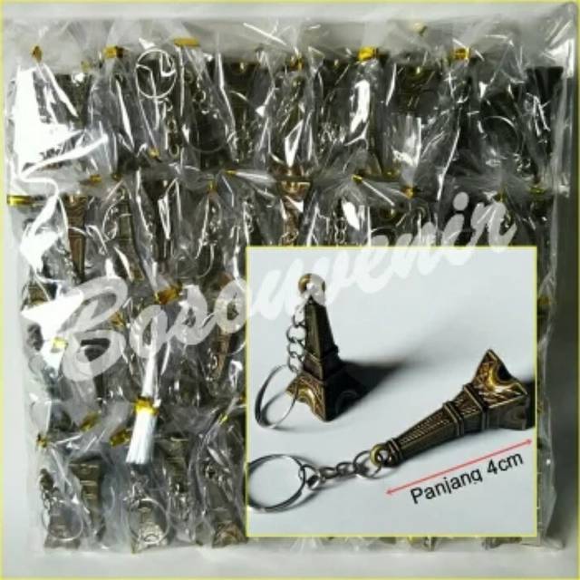 Souvenir Pernikahan Gantungan Kunci Paris Menara Eifel Resin Souvenir Pernikahan Unik Sovenir Murah-2