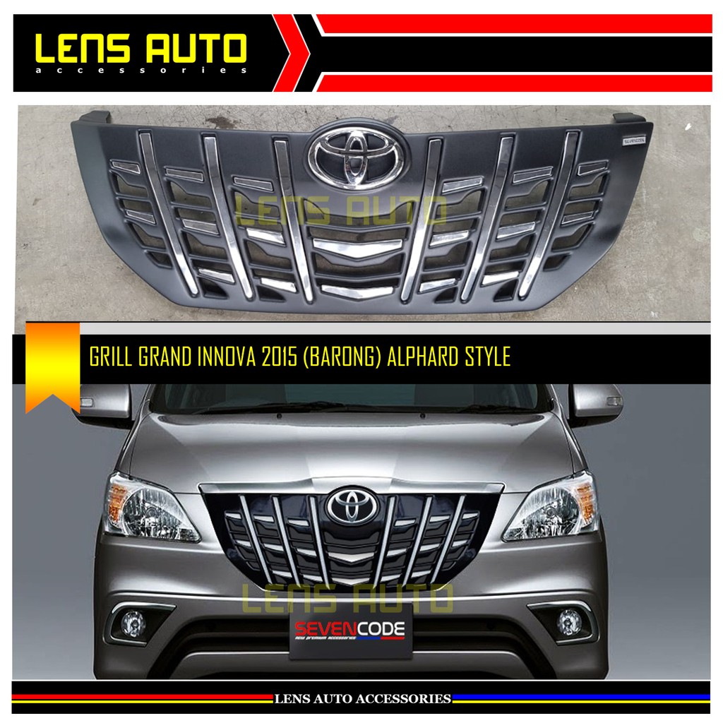 GRILL GRAND INNOVA 2015 MODEL ALPHARD - GRILL INNOVA ALPHARD STYLE ABS 2015