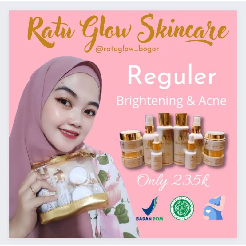 RATU GLOW SKINCARE CREAM PEMUTIH WAJAH BPOM RATUGLOW CREAM BPOM RATU GLOW bisa COD RATU GLOW FREE GI