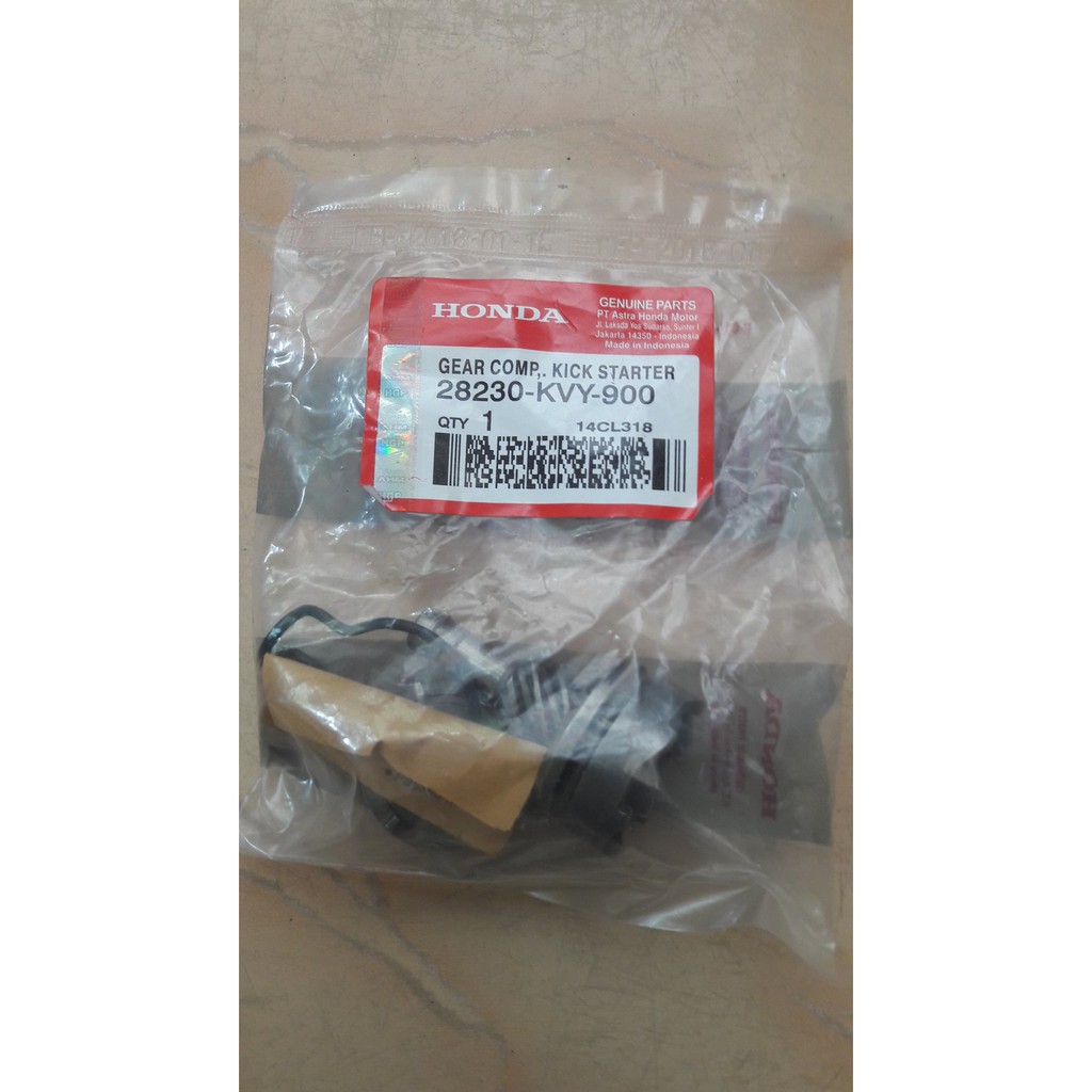 Gigi Pinion Selah Engkol kick starter Honda Beat Scoopy Spacy Lama Karbu ori 28230-KVY-900