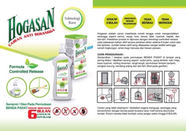 Hogasan Cairan Anti Serangga 200ml EXP 2026