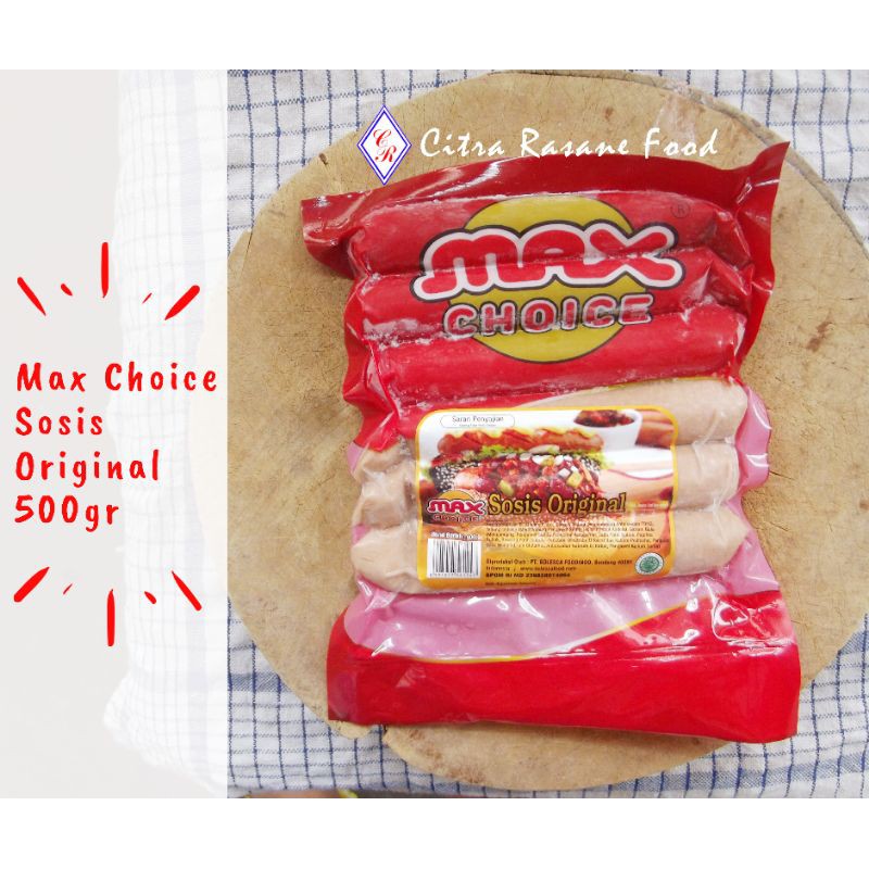 

Max Choice Sosis Original / Sosis Daging Sapi dan Ayam 500gr
