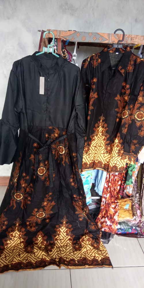 Couple Batik Maxi Dress Gamis Primiss 2593 Original