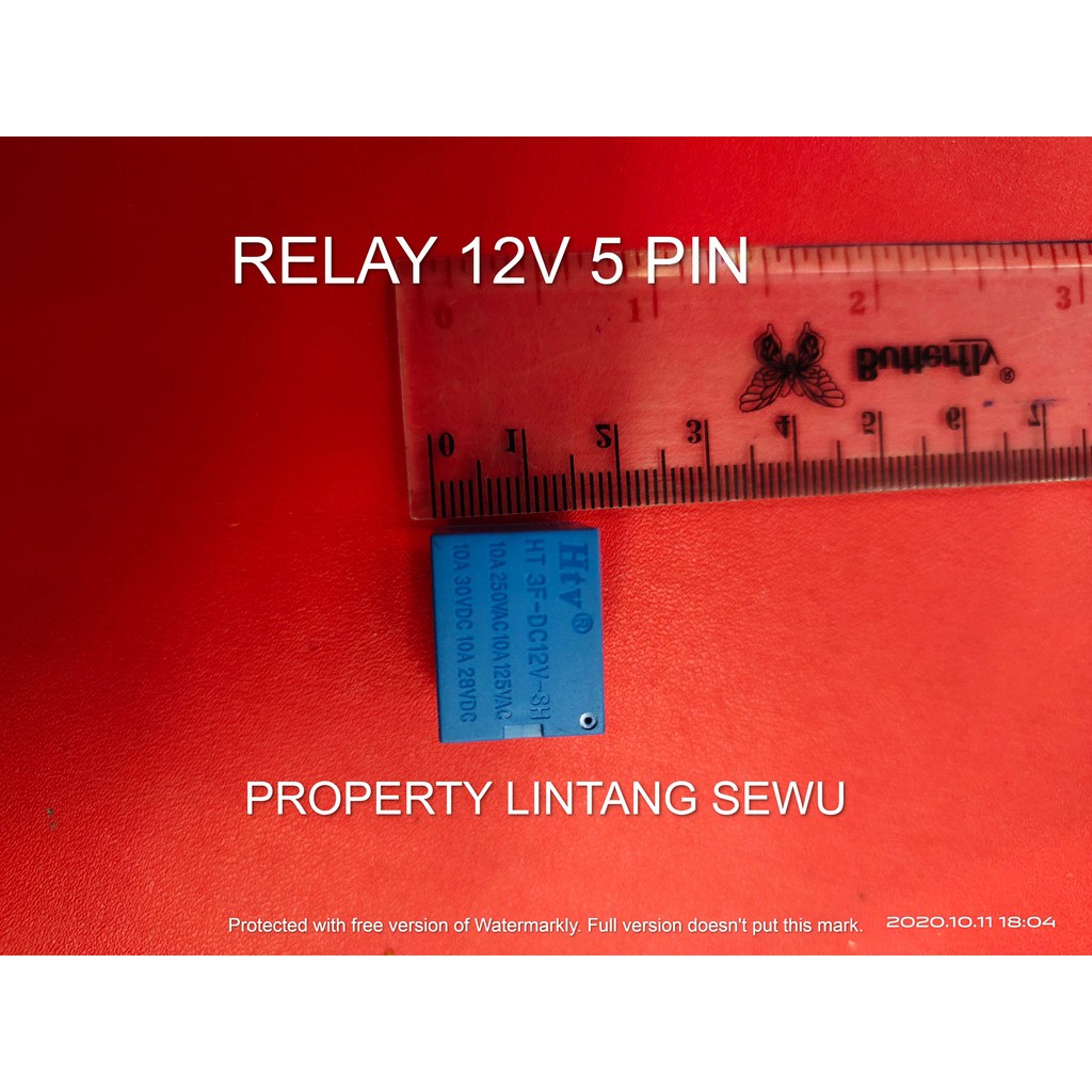 RELAY RILAY RILAI N12V 12 VOLT 5 PIN 5 KAKI T73