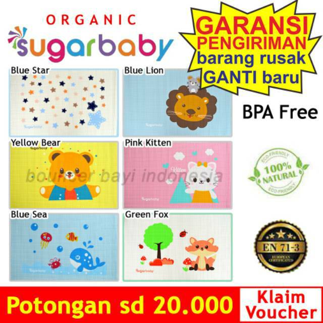 [Bouncer Bayi Indonesia] Perlak Sugar Baby alas ompol bayi tilam ompol bayi alas bayi untuk pipis perelak perlak anti pipis