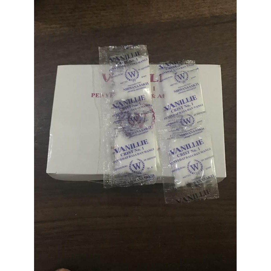 

31.87-Kue- Isi 100Pcs Vanillie W Crist No.1 Penyedap Rasa & Aroma | Vanili W -Terlengkap-Termurah-