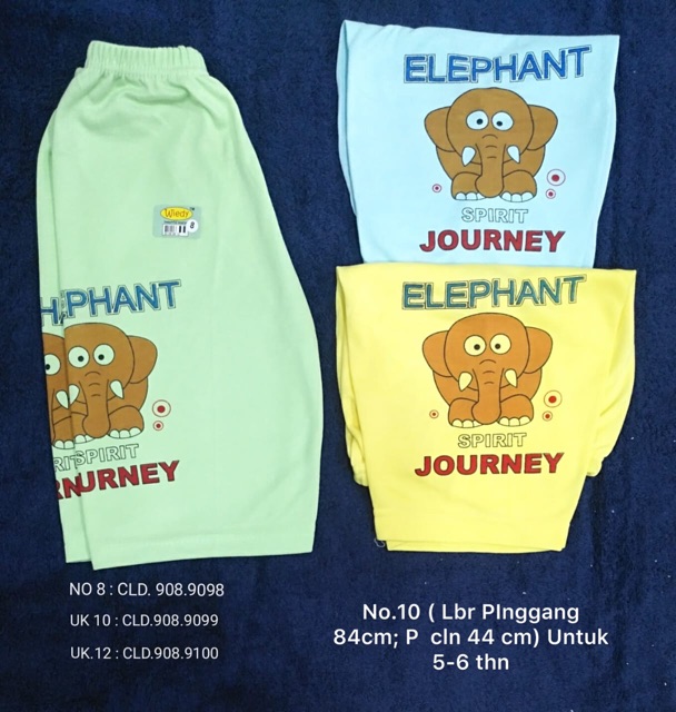 3 pcs Celana pendek anak 4-8 thn / celana pendek katun weidy