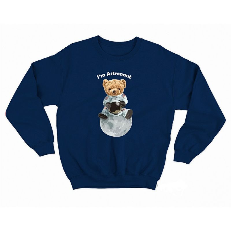 Sweater crewneck teddy bear (astronaut)