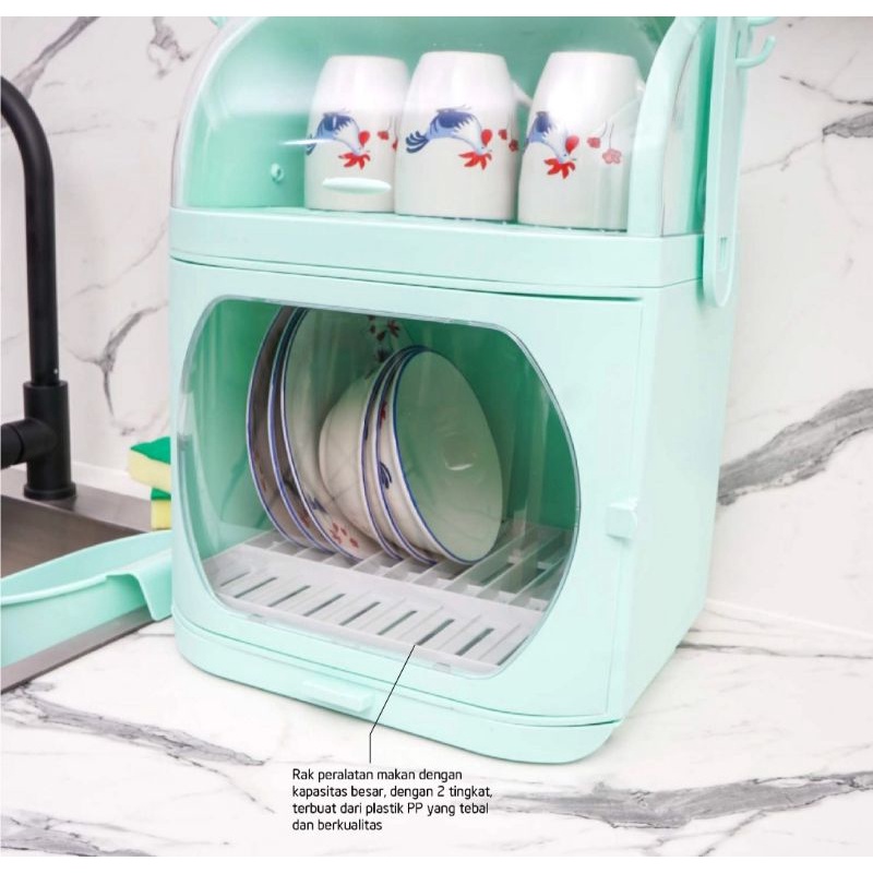 Disk Rak peniris peralatan makan