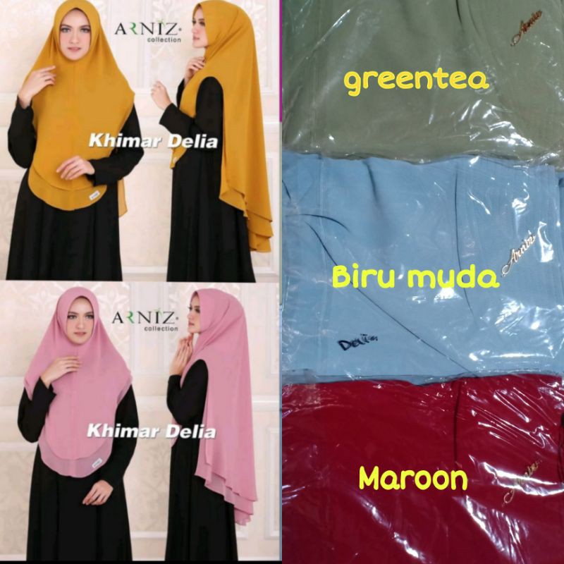Khimar Delia Original Arniz Collection