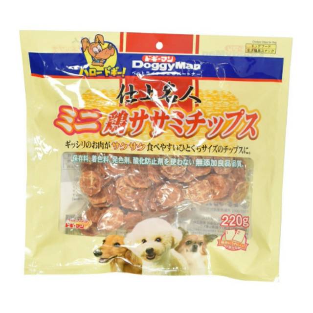 Doggyman Camilan Anjing Chicken Chips 220 Gr