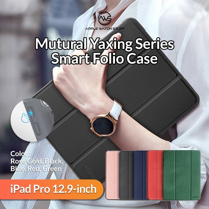 Mutural Yaxing Series Smart Folio Case iPad Pro 2018 2020 12.9 inch