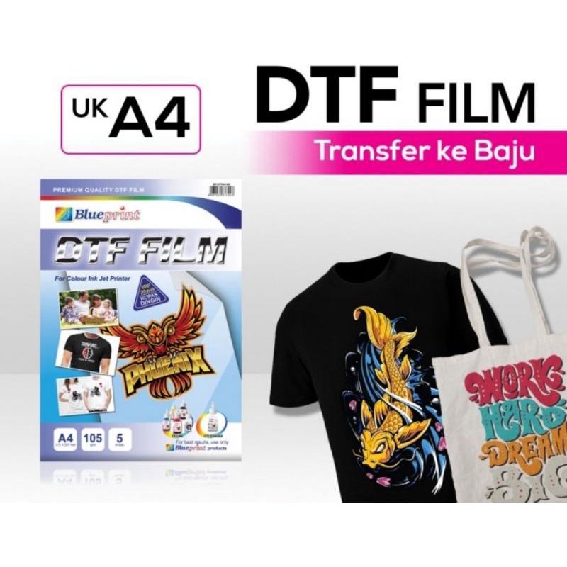 

Kertas DTF Film A4 Blueprint