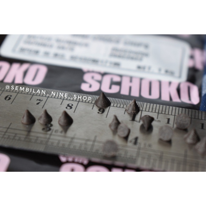 

SCHOKO MINI Choco CHIPS Diameter 5 mm 250 Gram Chocochip Dark Cokelat