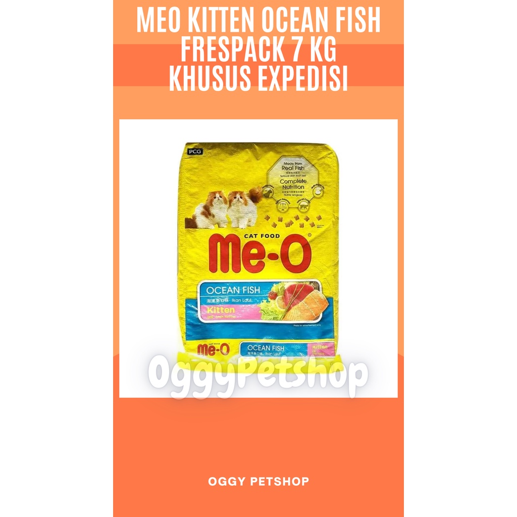 [EKSPEDISI] ME-O KITTEN OCEAN FISH Makanan Anak Kucing MEO 7 Kg