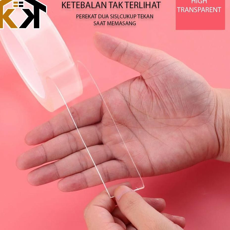 

sn➘ (KK) Magic Tape Nano / Double Tape / Super Tape Kuat Dicuci Tanpa Bekas Multifungsi.HIGH QUALIT